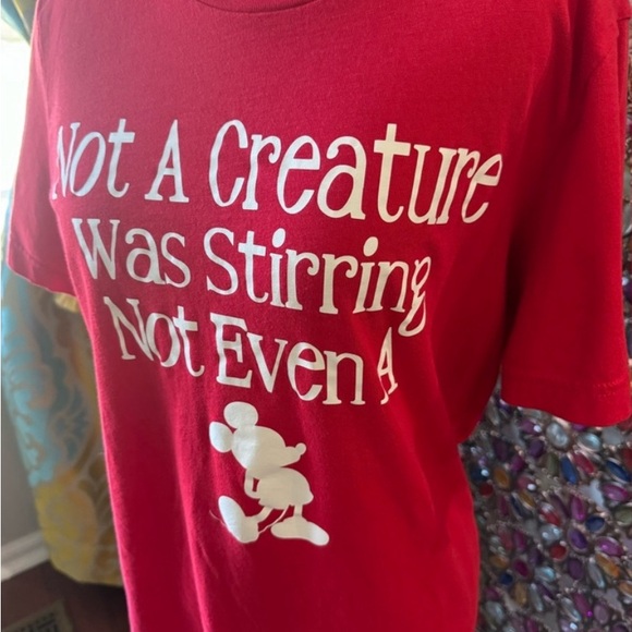 Women’s size medium Christmas top ‘ not a creature was stirring not even a mouse - Picture 5 of 7